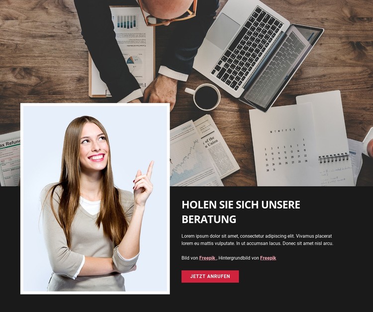 Professionelle Unternehmensberatung CSS-Vorlage