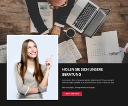 Professionelle Unternehmensberatung - Ultimative Landingpage