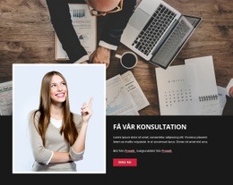 Affärsprofessionell Konsultation - Webbplatsmall