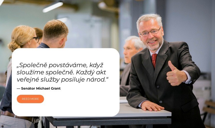 Ministerstvo veřejných služeb Šablona