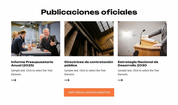 El Ministerio de Servicios Públicos Plantilla Joomla