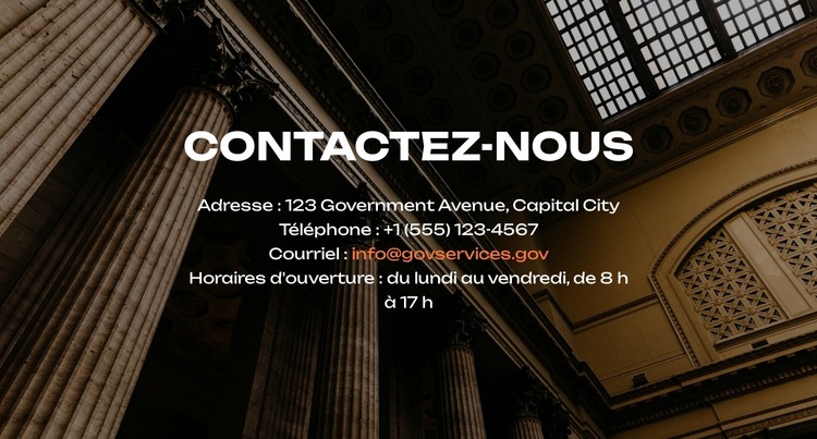 Stratégie nationale de développement Modèle HTML