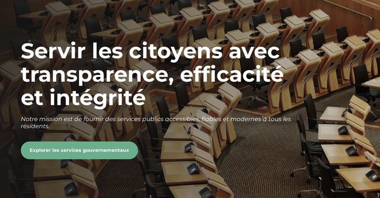 Publications officielles Modèle de site Web