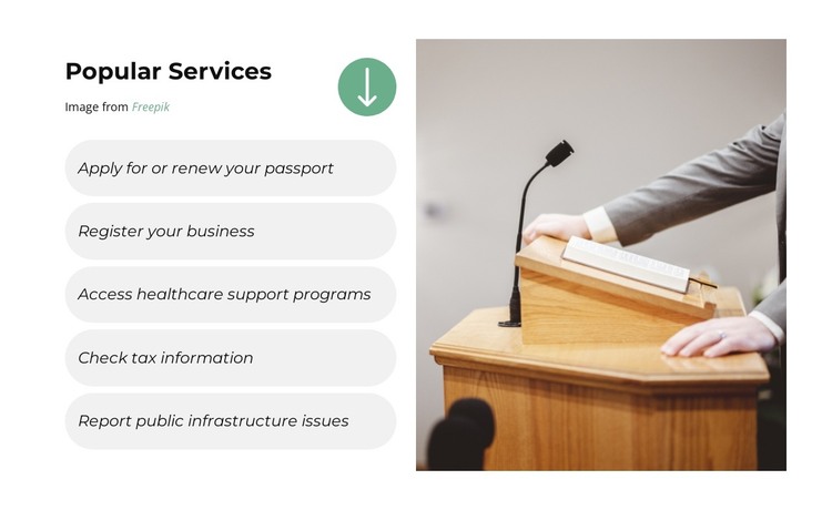 Public Procurement Guidelines HTML Template