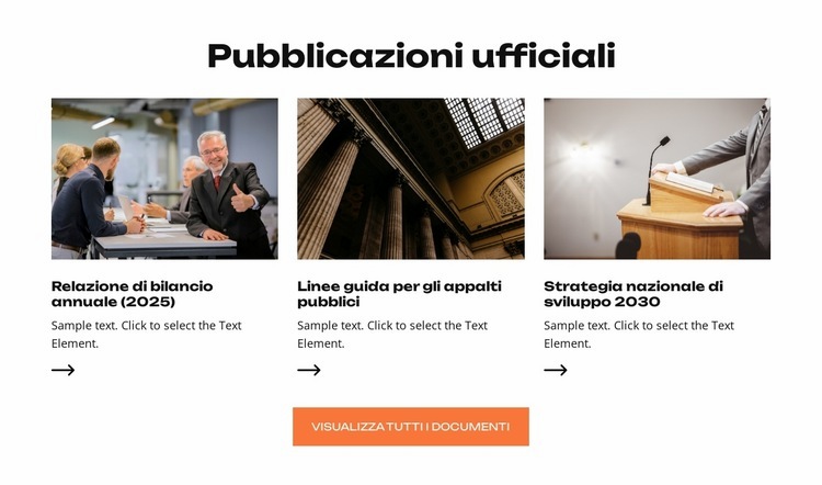 Ministero dei Servizi Pubblici Progettazione di siti web