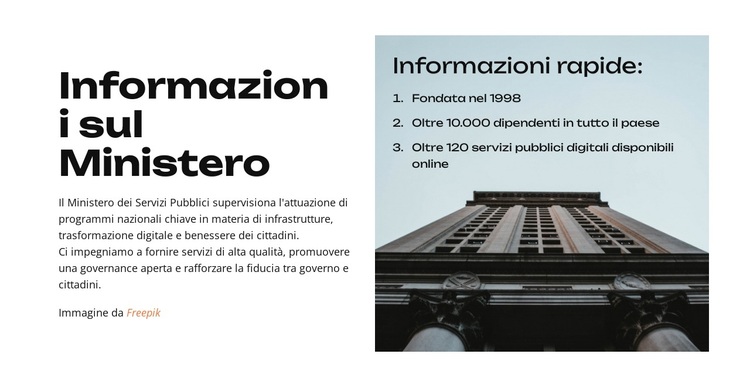 Rapporto di bilancio annuale Tema WordPress