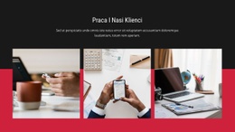 Praca I Nasi Klienci - HTML Website Builder