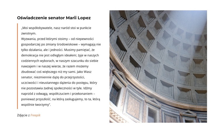 Służymy obywatelom w sposób przejrzysty Szablon HTML