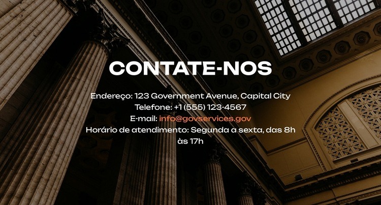 Estratégia Nacional de Desenvolvimento Design do site