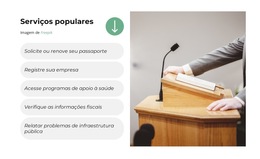 Diretrizes Para Contratação Pública Modelo De Site