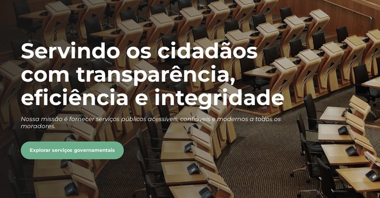 Publicações Oficiais Modelo de site