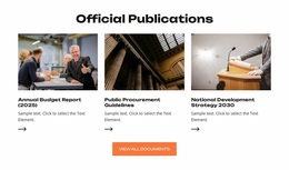 The Ministry Of Public Services - Free Homepage Design