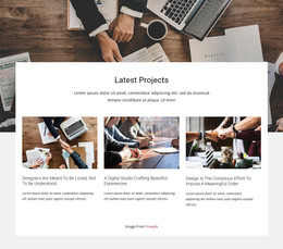 Latest Consulting Projects - Responsive HTML5 Template