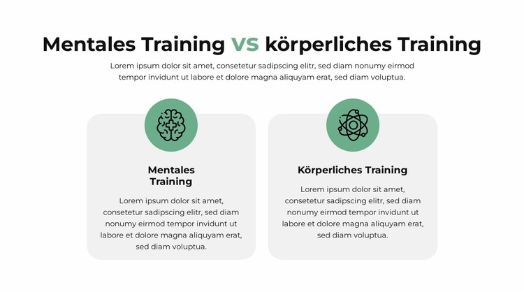 Vergleichsplan Joomla Vorlage