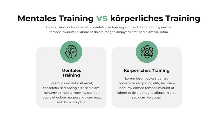 Vergleichsplan Website design