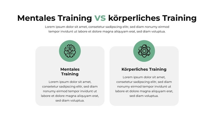 Vergleichsplan Landing Page