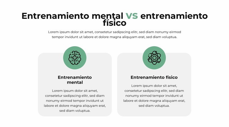 Plan de comparación Página de destino