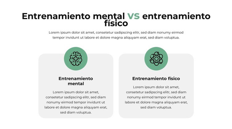 Plan de comparación Plantilla HTML5
