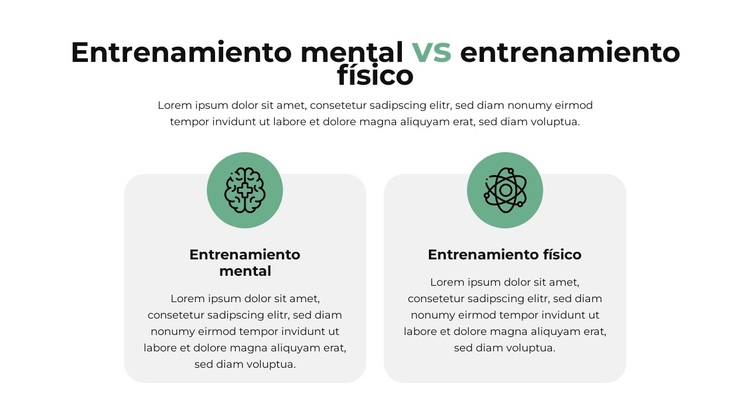 Plan de comparación Tema de WordPress