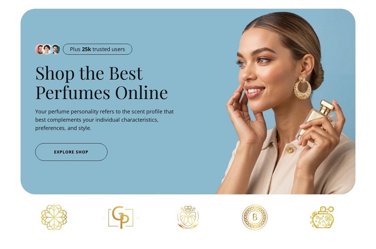 The best perfumes online HTML Template