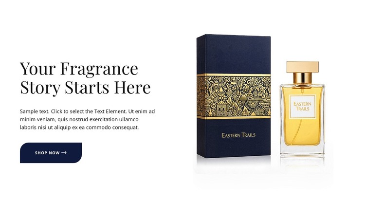 Confidence in bottle HTML Template