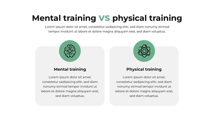 Comparison plan HTML Template