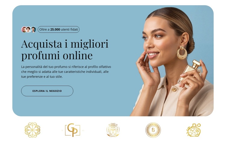 I migliori profumi online Tema WordPress