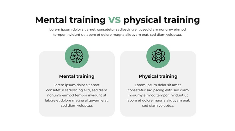 Comparison plan Joomla Template
