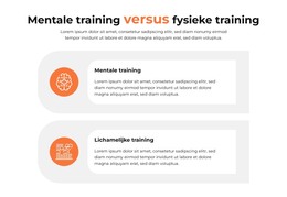 Vergelijkingssectie - Sjabloon Voor Één Pagina