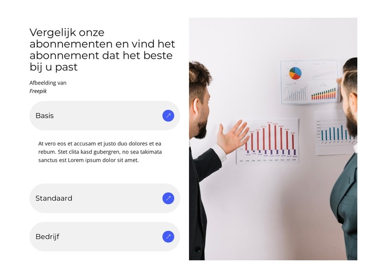 Toon alleen verschillen HTML-sjabloon
