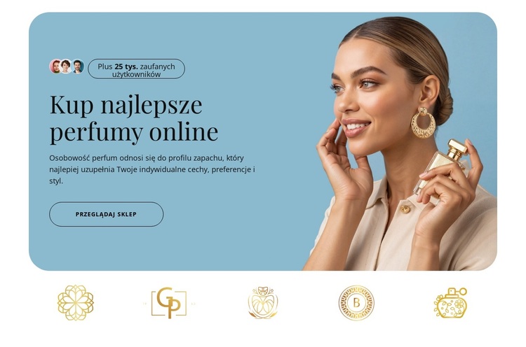 Najlepsze perfumy online Motyw WordPress