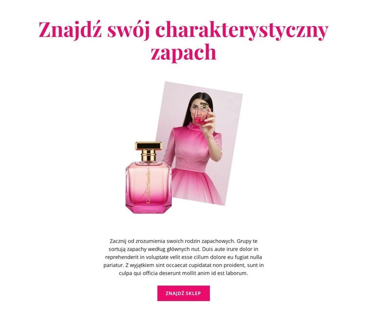 Jej charakterystyczny zapach Motyw WordPress