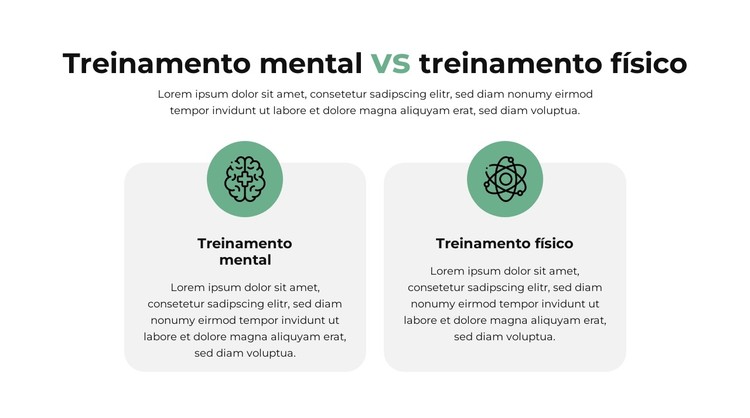 Plano de comparação Template CSS