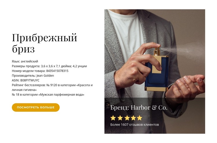 Интенсивность свежего моря HTML шаблон