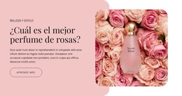 Perfume De Rosa Plantilla HTML