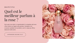 Parfum À La Rose Thème WordPress