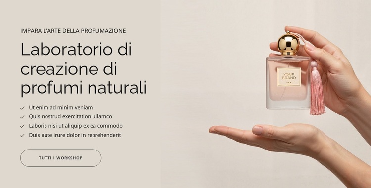 Profumo naturale Tema WordPress