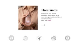 Floral Notes Joomla Template