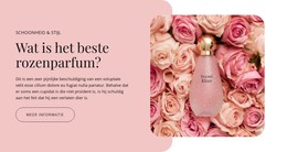 Rozenparfum HTML-Sjabloon