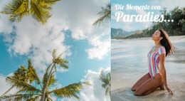 Paradies Strandresort – Benutzerfreundliche HTML5-Vorlage