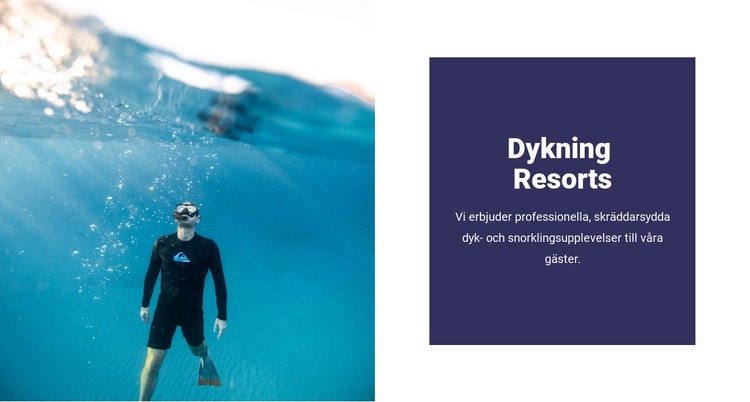 Dykning med hajar WordPress -tema