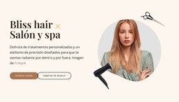 Servicios De Peluquería Y Spa Plantilla Joomla