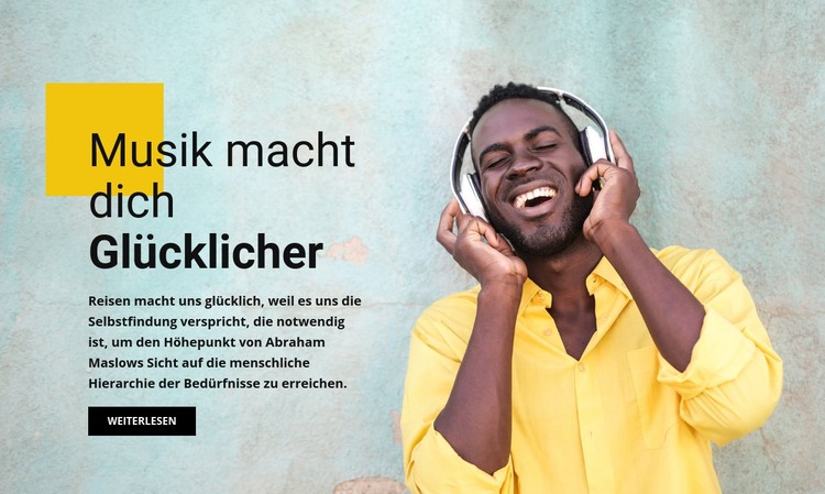 Online Musik und Unterhaltung CSS-Vorlage