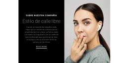 Diseño De Sitio Web Para Los Modelos Más Chic De La Temporada