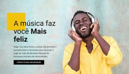 Música E Entretenimento Online - Maquete On-Line