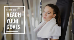 Set Goals In Sports Web Page Design