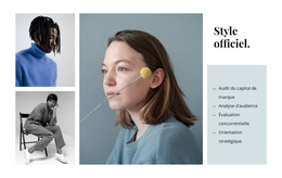 Style Officiel – Thème WordPress