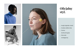 Oficjalny Styl - Profesjonalny Szablon Strony Internetowej