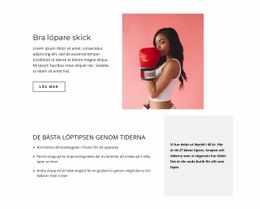 Responsiv Webbmall För Sport För Alla