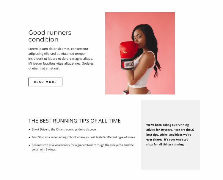 Sports for everyone Landing Page